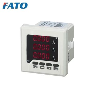 FATO Three Phase Digital Current Volt Frequency Meter Energy Meter, multi-function electric meter
