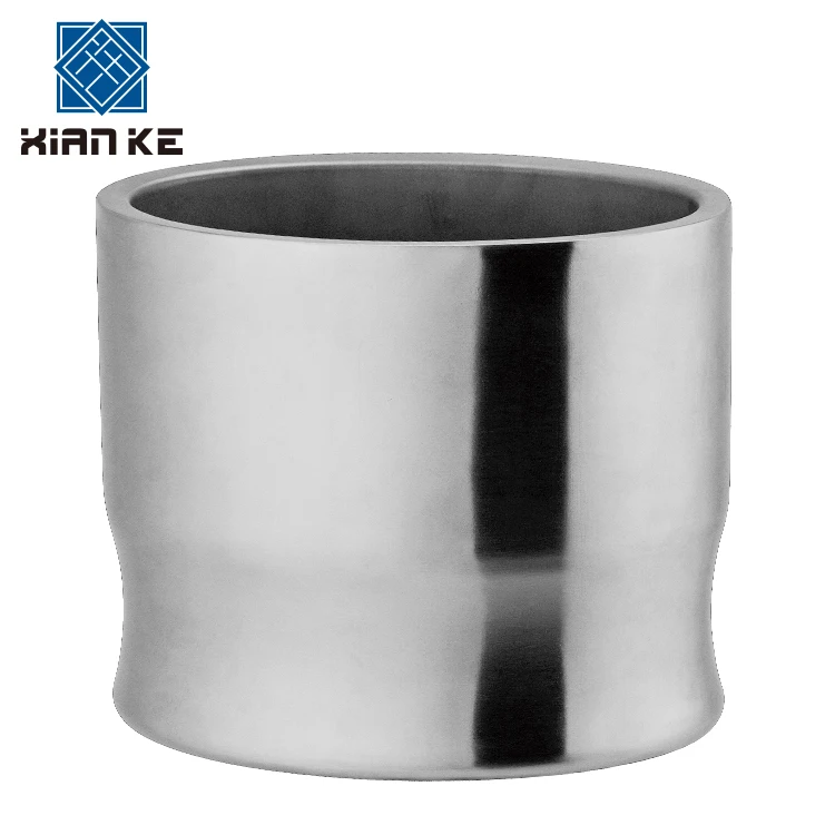 Good quality 5.5L steel champagne bucket budweiser stainless cooler wine bucket