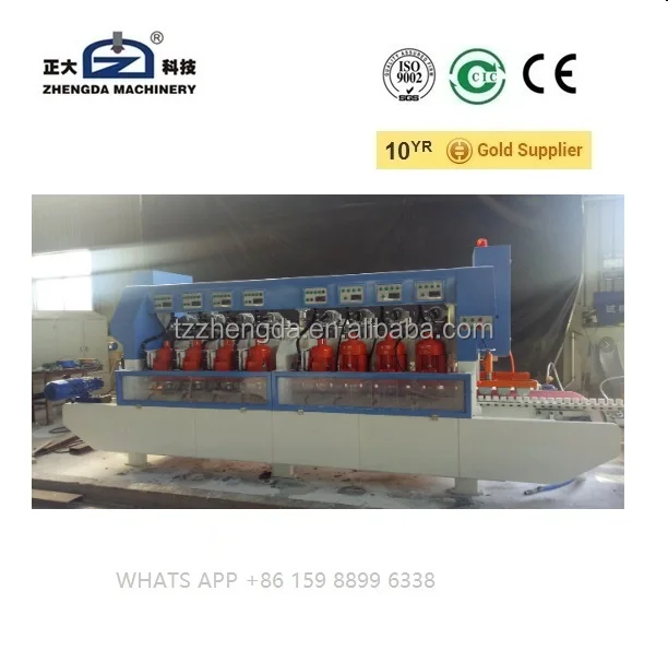 Continuous stone bullnose multi designs edge polishing machine