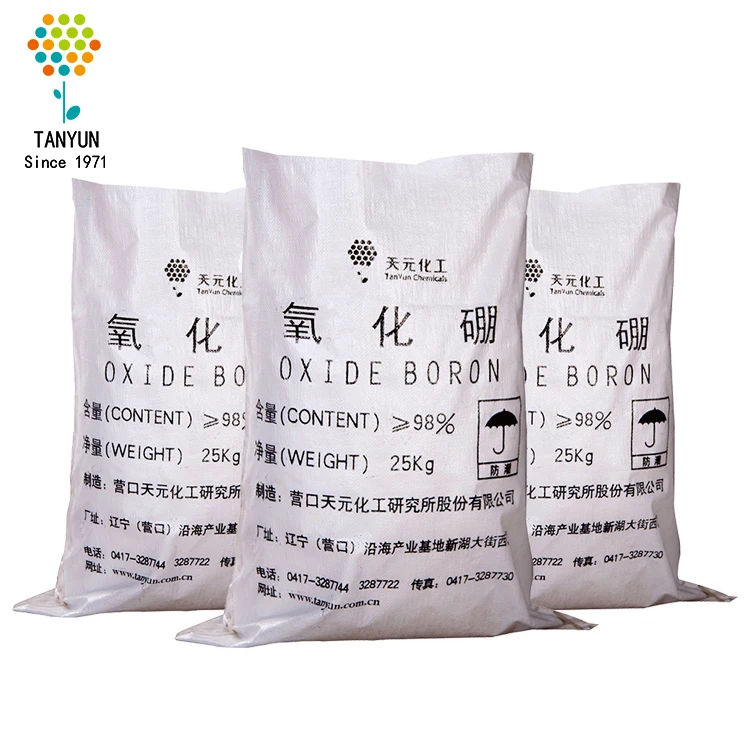 Purity 95%,98% boron oxide white powder