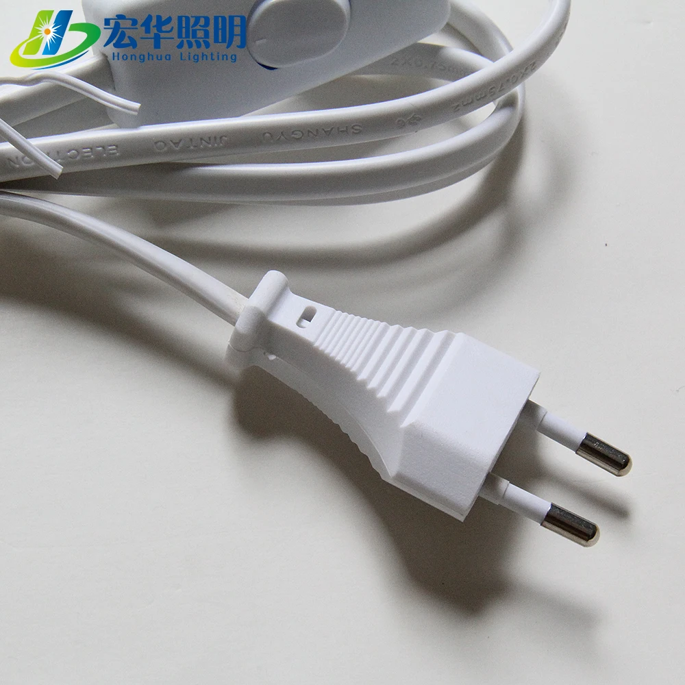 Ac Cable Plug Salt Power E14 High Quality Lamp Cord With Switch
