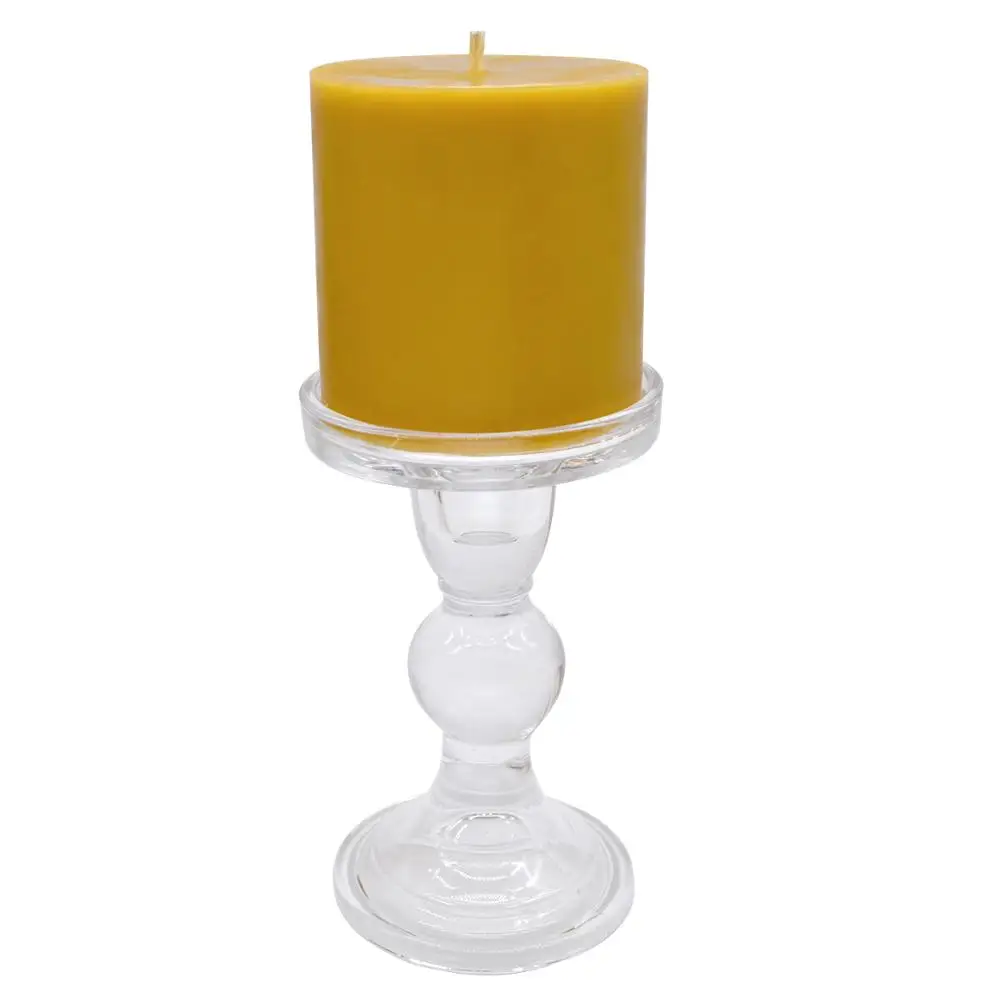 Customized Design church pillar shaped beeswax candles