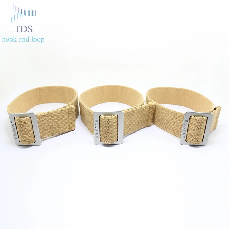 Soft Hook and Loop Elastic Strap with Buckle