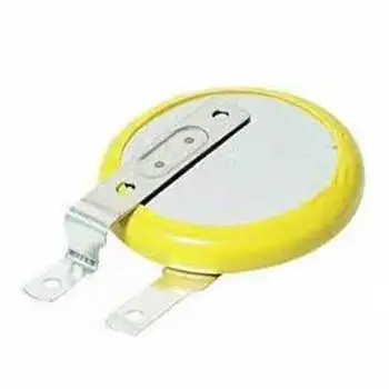 3.6V LIR2450 110mAH with tabs pins solder tags custom lir2450 rechargeable button  battery