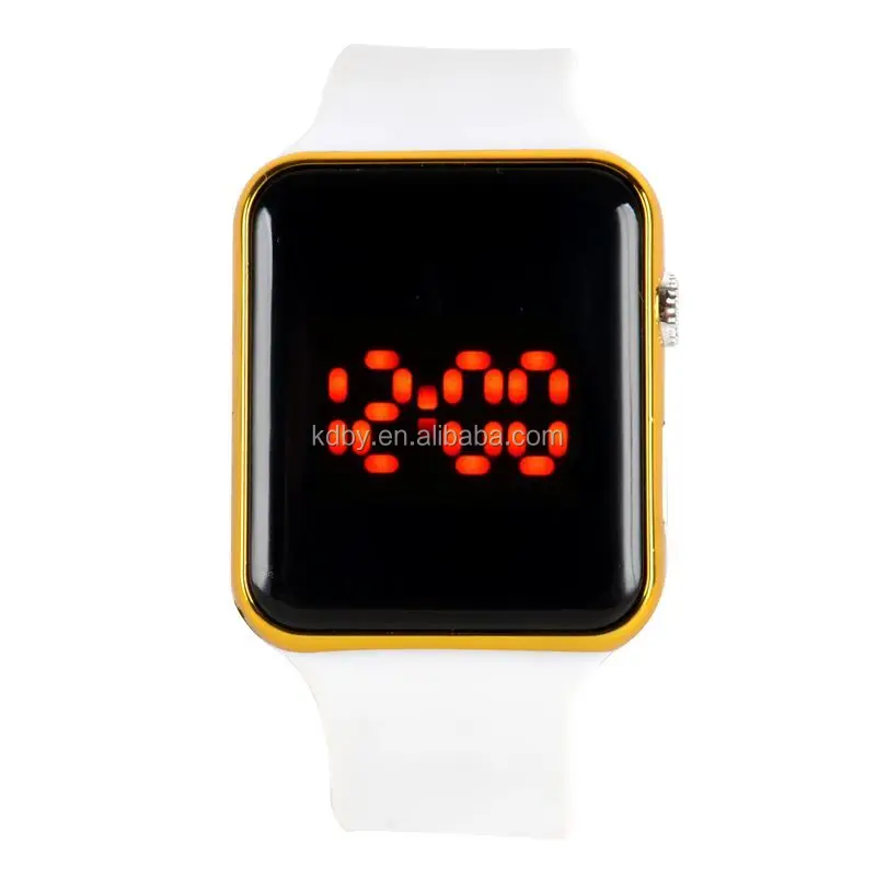 3ATM waterproof stainless steel back touch screen digital smart watch custom gold watches wholesale