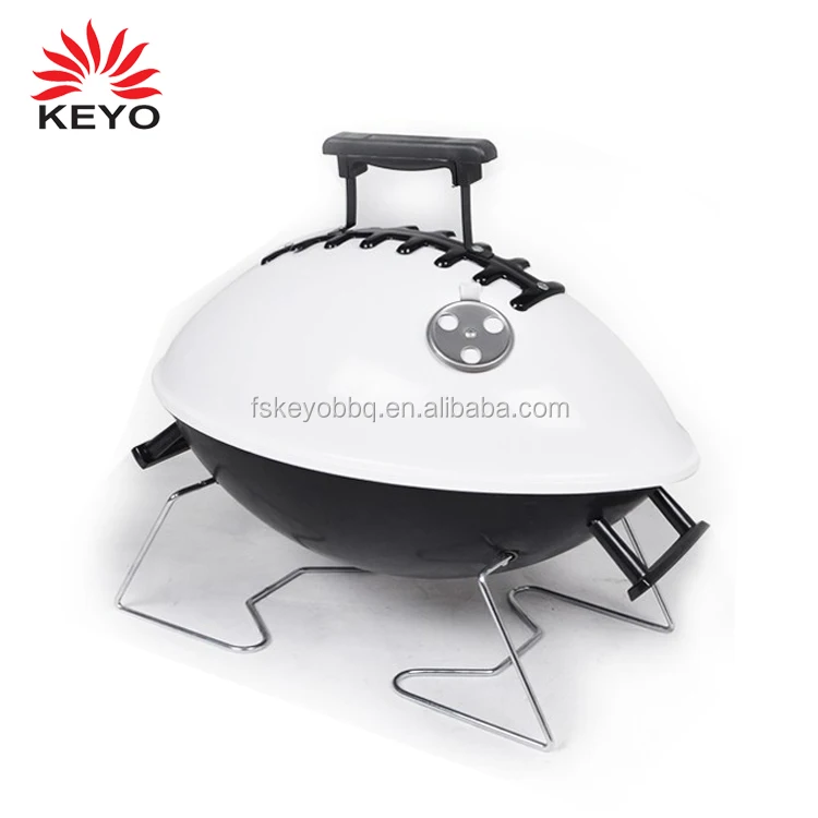 White mini rugby design charcoal bbq grill korean grill buy directly from china factory