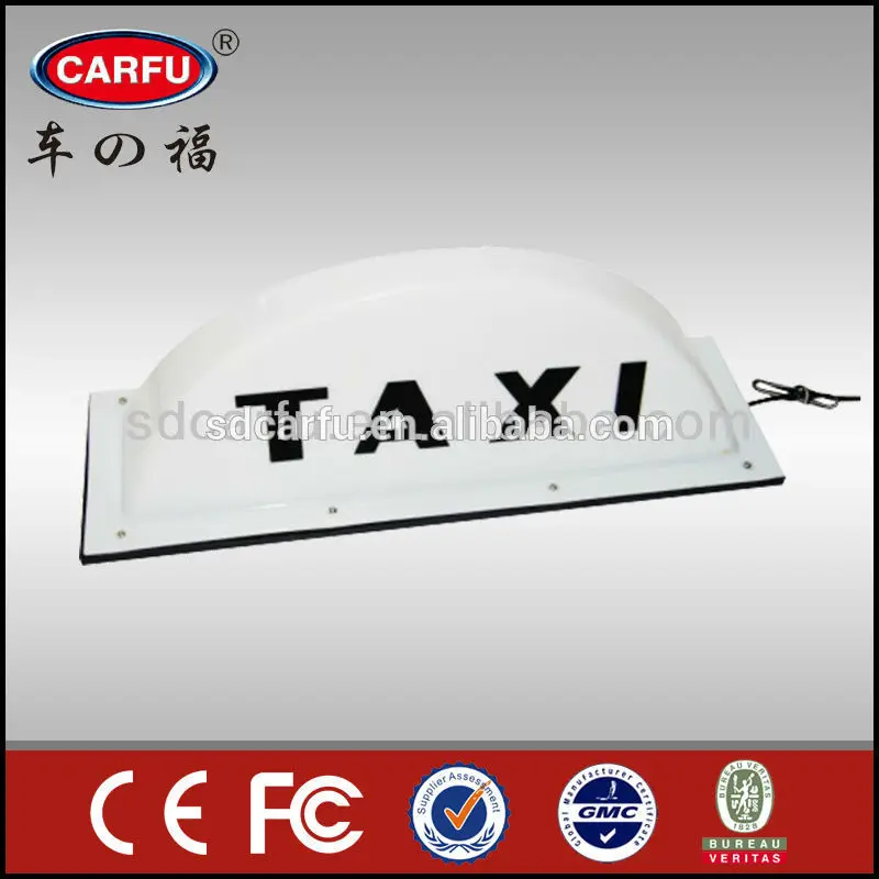 новый светодиодный автомобиля такси верхний знак света лампа крыше магнитная белая цвет