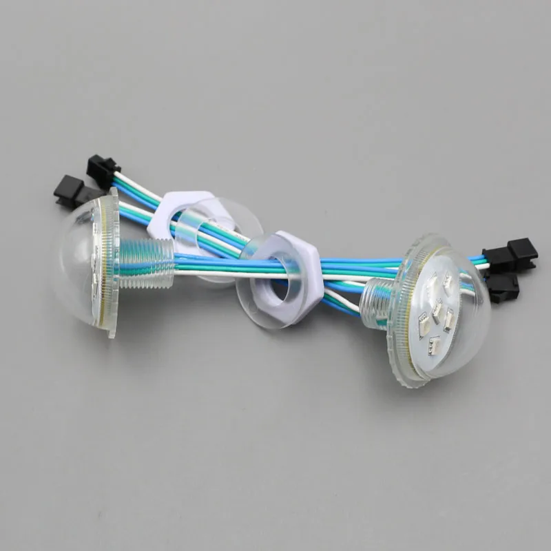 
6leds 45mm DC12V ucs2903 led amusement light bulbs with led rgb funfair lights 