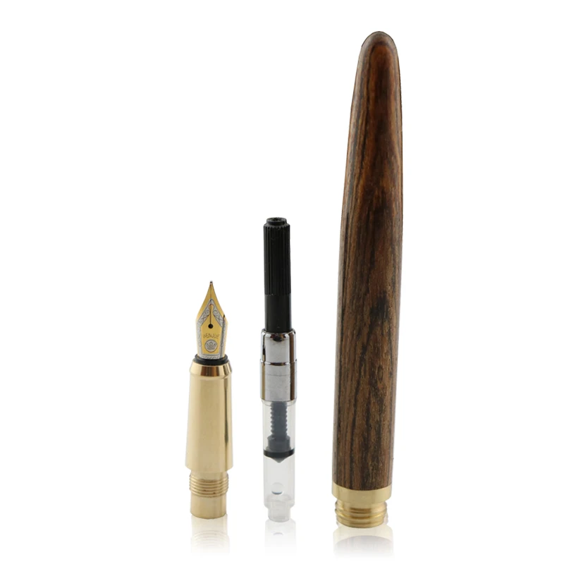 HEAVYWEIGHT oak Exotic Wood blanks Kugelschreiber Brass Components Turning holz eco-friendly Wooden Roller/Fountain