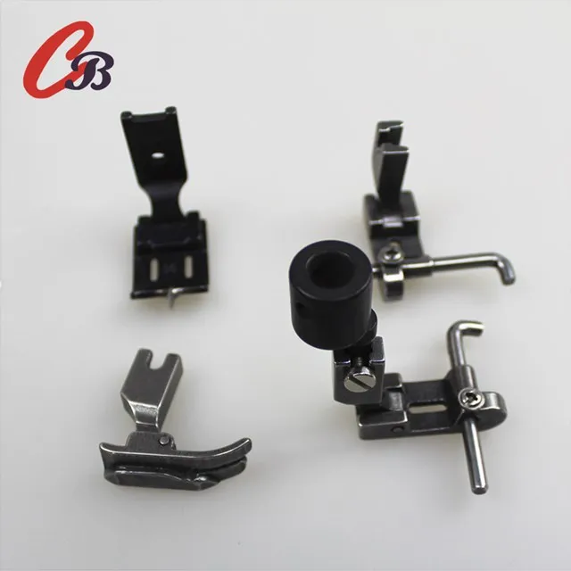 Sewing foot for double needle lock stitching machine