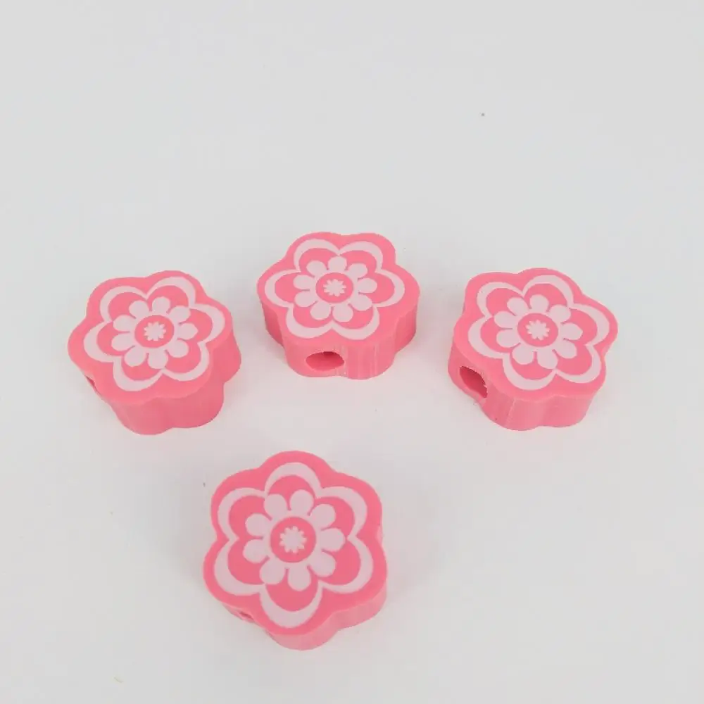 Manufacturer best price basic style flower  shape  fun flat eraser for kids