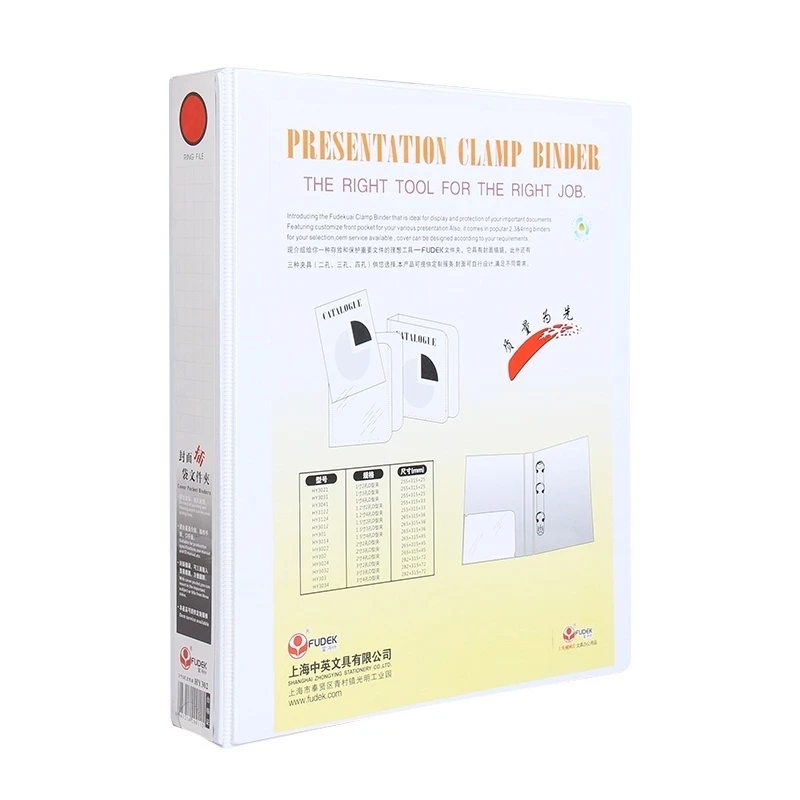 factory wholesale low price new arrival A4/FC PP/PVC 3 inch a4 lever arch file for business