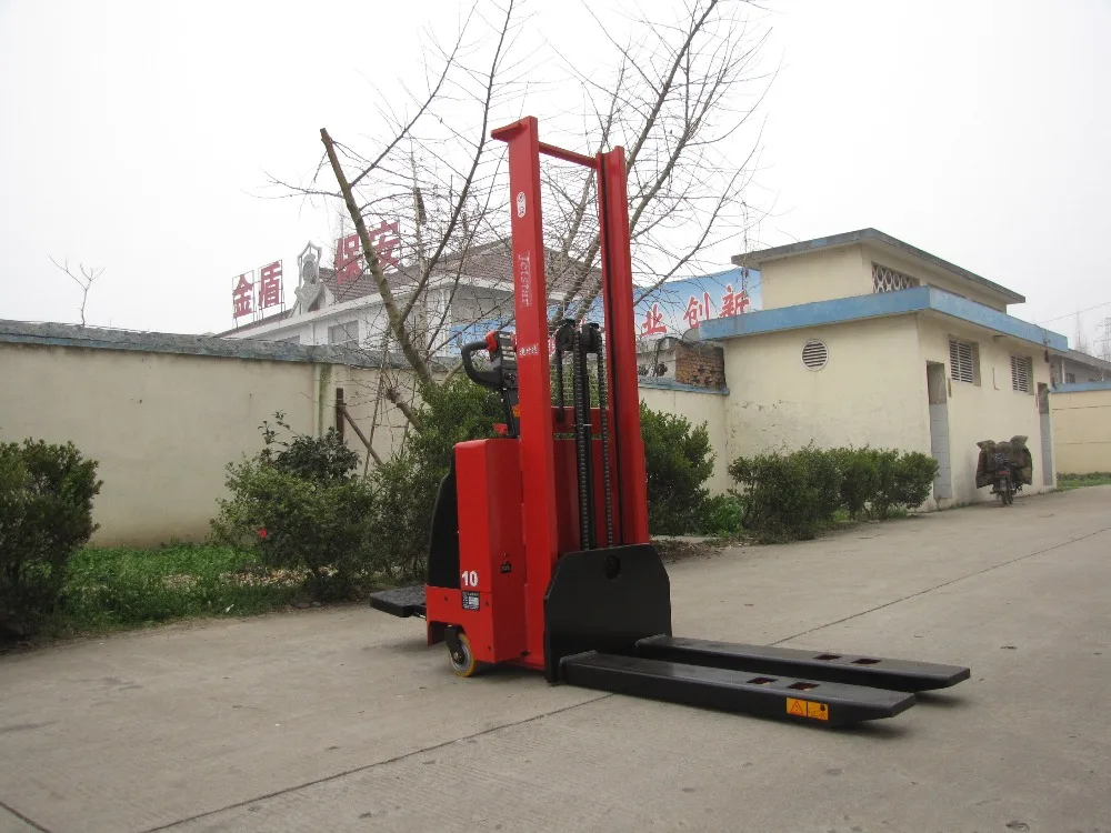 
1.6m height 1 ton mini electric pallet fork lift jack stacker 