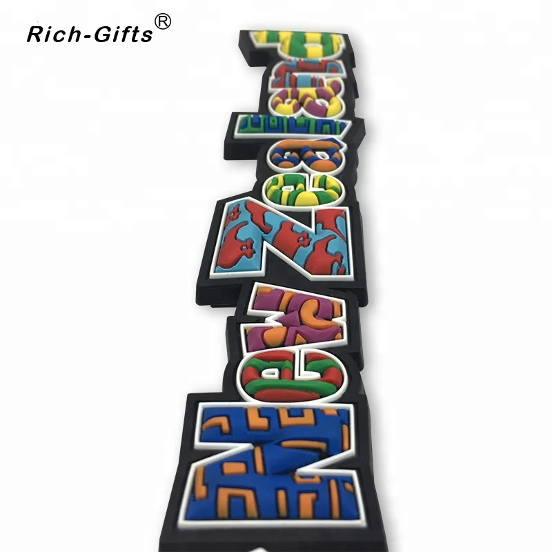 
Custom New Zealand Rubber Country Fridge Magnet 