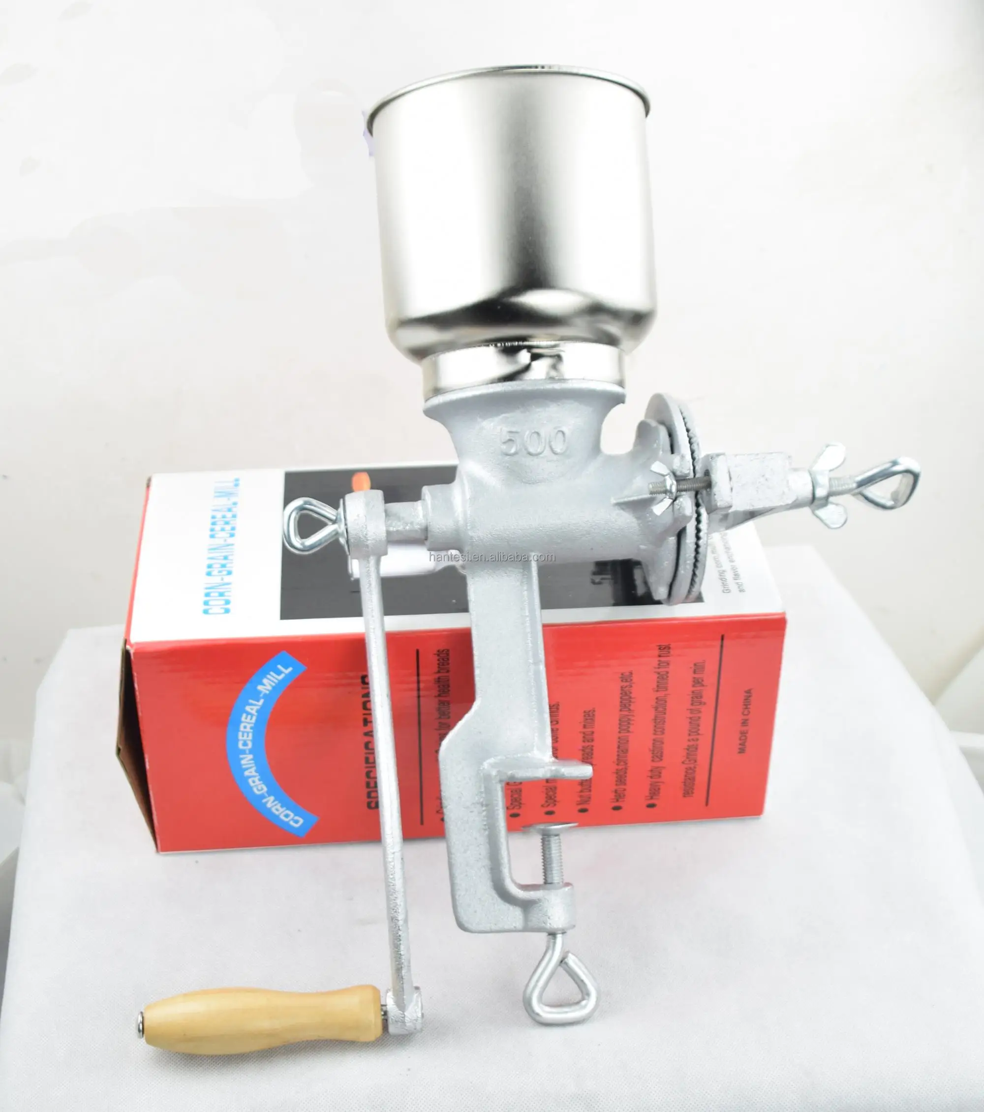 Home Manual Corn Mill Grinder Grain Grinding Machine