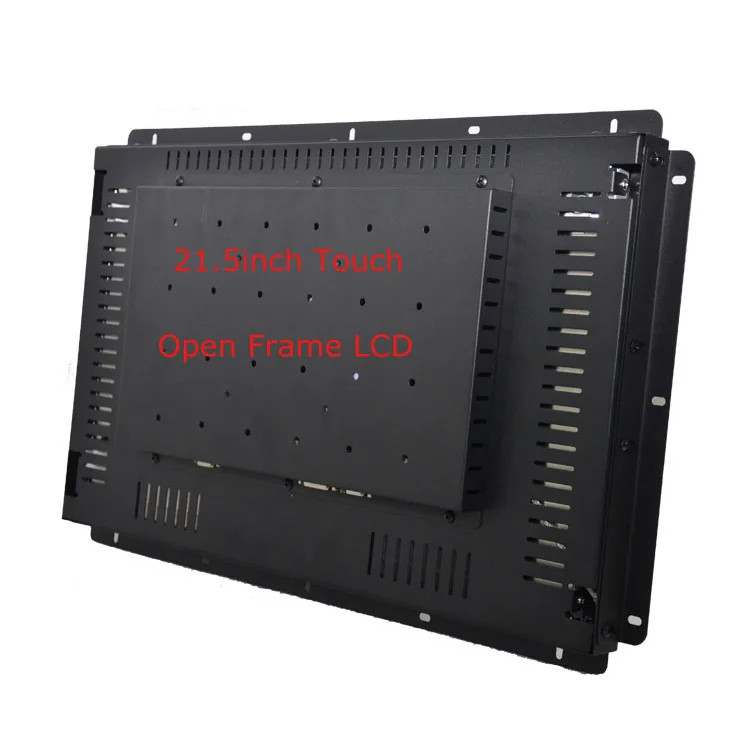 21.5 inch open frame capacitive touch screen monitor industrial embedded touch monitor with 1000cd/m2