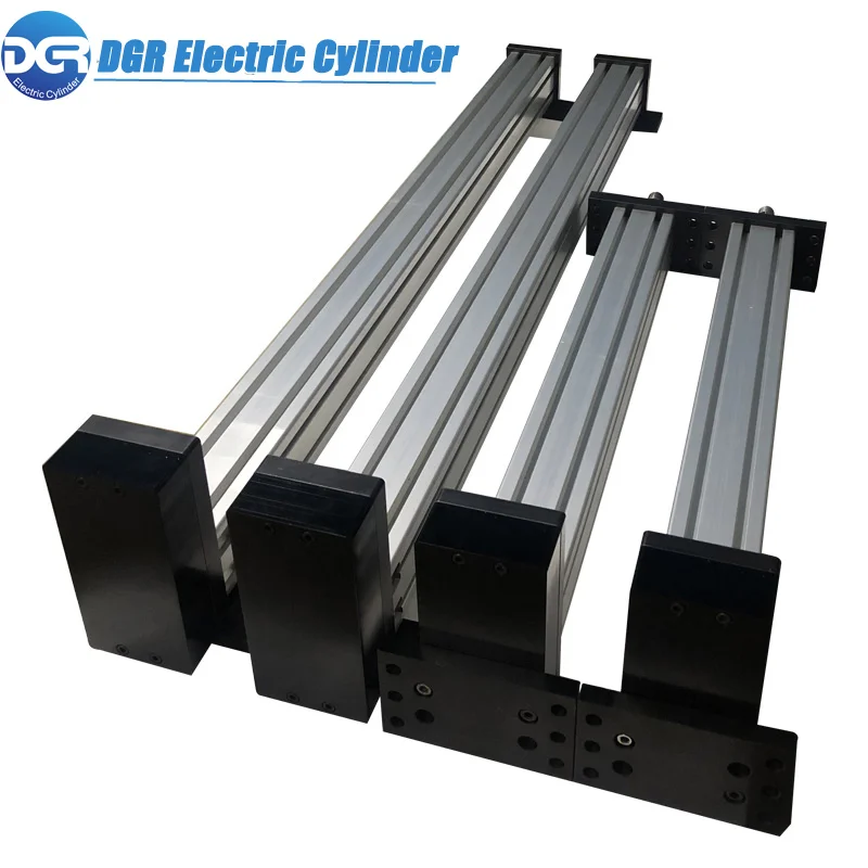 
High Precise Ball Screw Servo Drive Low Noise Square Electric Cylinder 