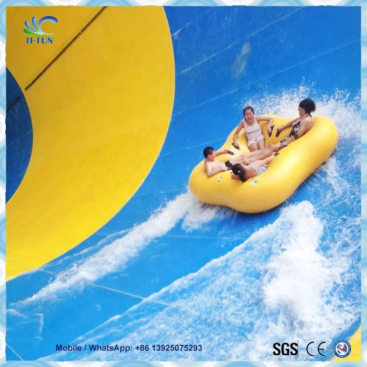 Overlap Reinforced Heat Bonding Cloverleaf Water Park Tubes