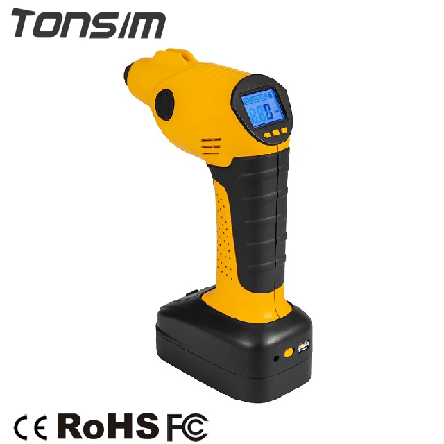 Tonsim давление и 12 в воздушный компрессор TPMS автомобильный беспроводной портативный Электрический воздушный компрессор