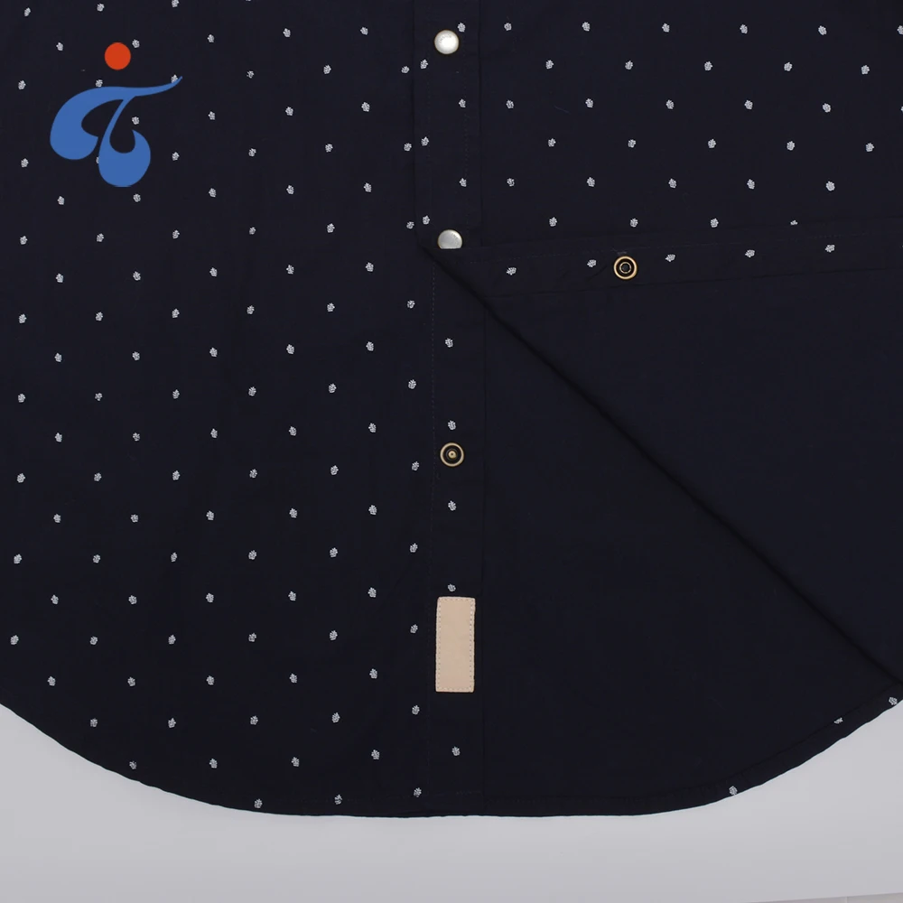 Eco friendly daily wear 100% cotton printed pattern full sleeve man clothes shirts