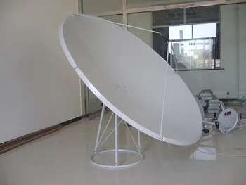 OUTDOOR OFFSET C-BAND BIG SATELLITE TV ANTENNA