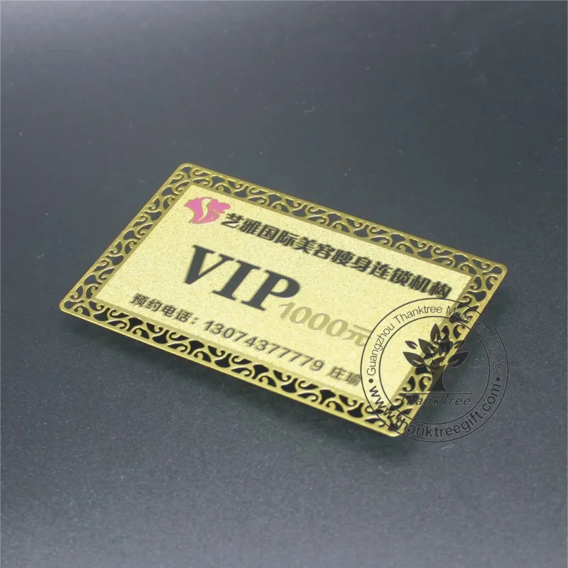 
Thanktree cheap custom gold plated metal nameplate with black letter printing 