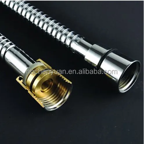 
stainless steel chromed shower hose 