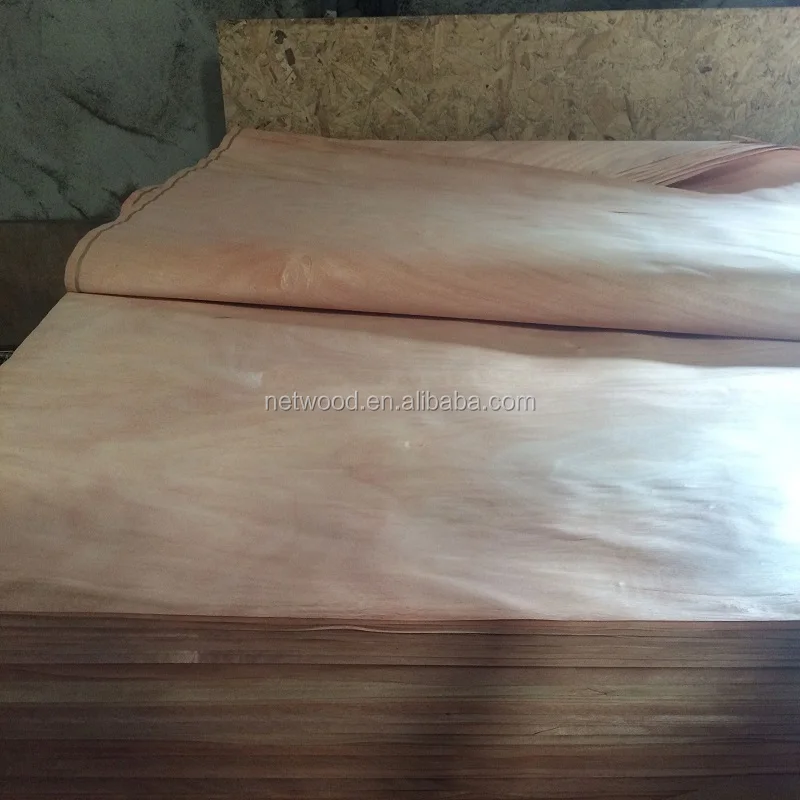 African Sliced Face wood veneer africa Sliced Okoume Veneer for AAA