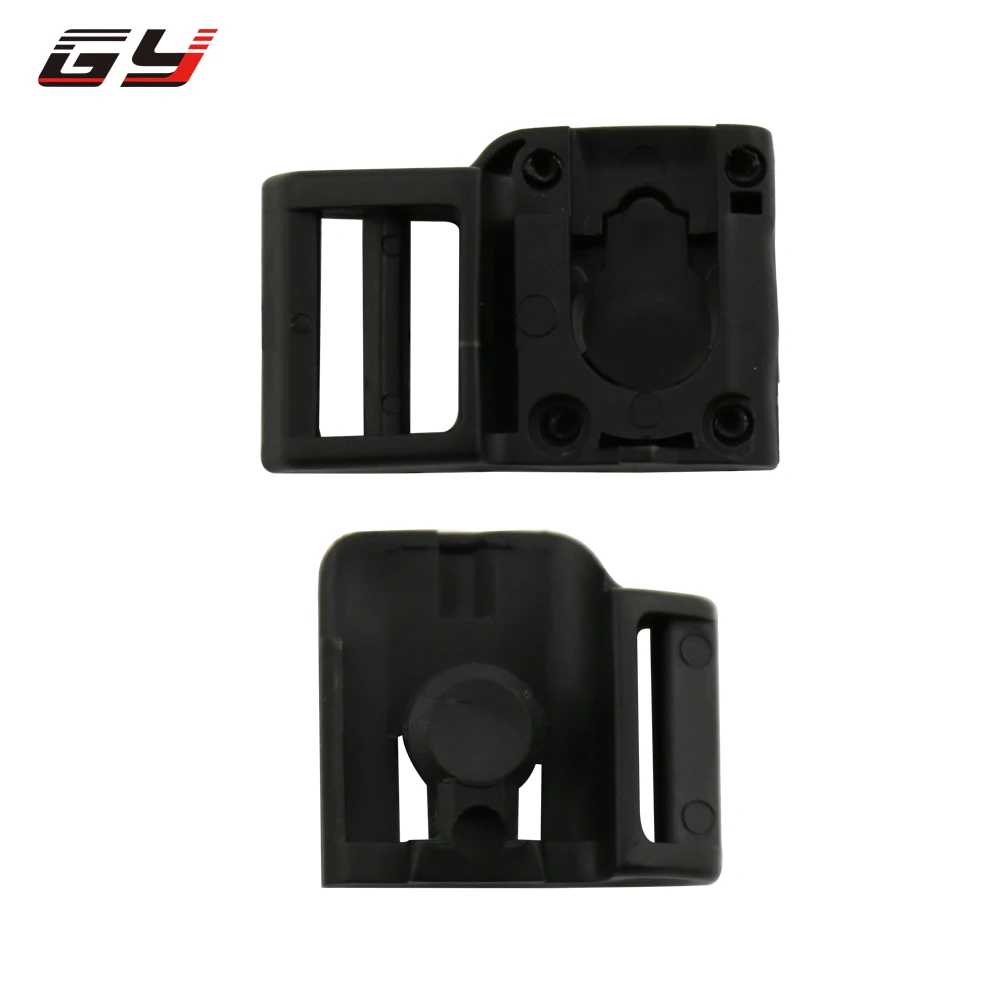Newest Buckle Helmet Magnetic Buckle Bike Black Plastic Buckle Button for Fasten Strap Strong Magnetic