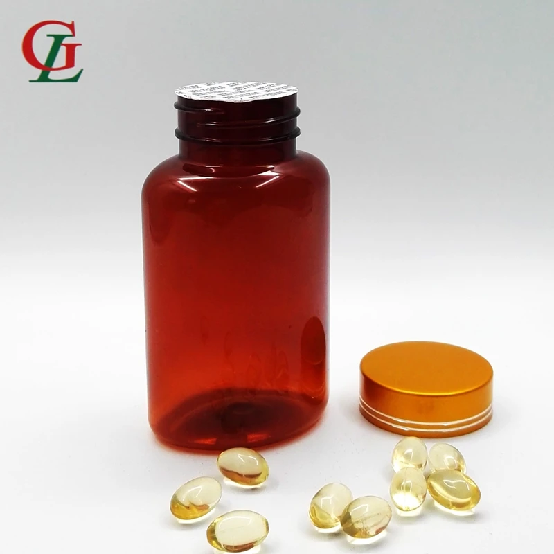 Pet 120/150CC бутылка янтаря овальной Пластиковые Pill эко бутылочка Capsule поставщик упаковки