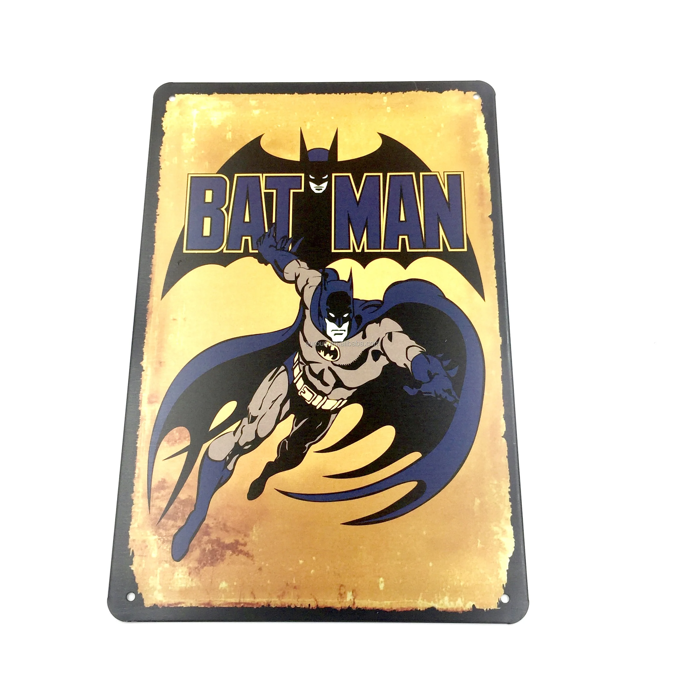 Wholesale Embossed Vintage  Metal Tin Advertising Signs