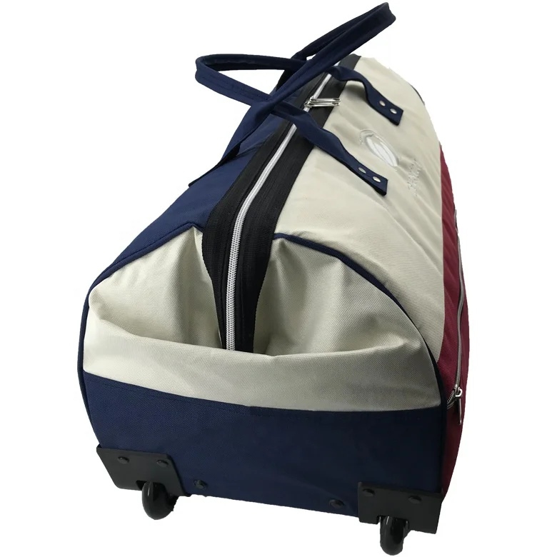 Ladies Rolling Duffel Trolley Travel Bag Tote Carry-on for Short Term Trips Weekend