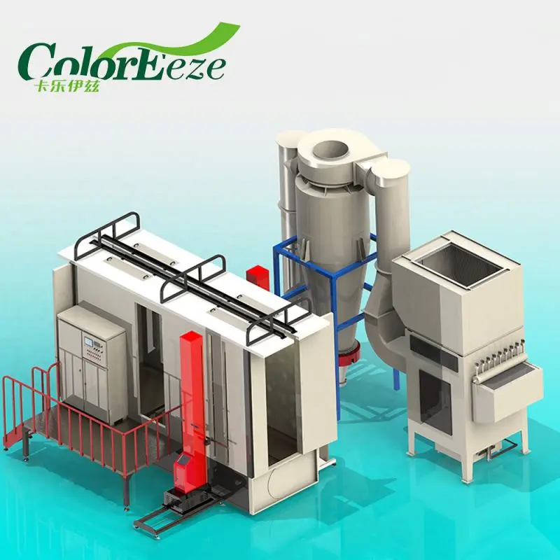PCB-72004/PCB-72004(V) электростатический алюминиевого окна порошково покрытый распылительной камеры для окрашивания