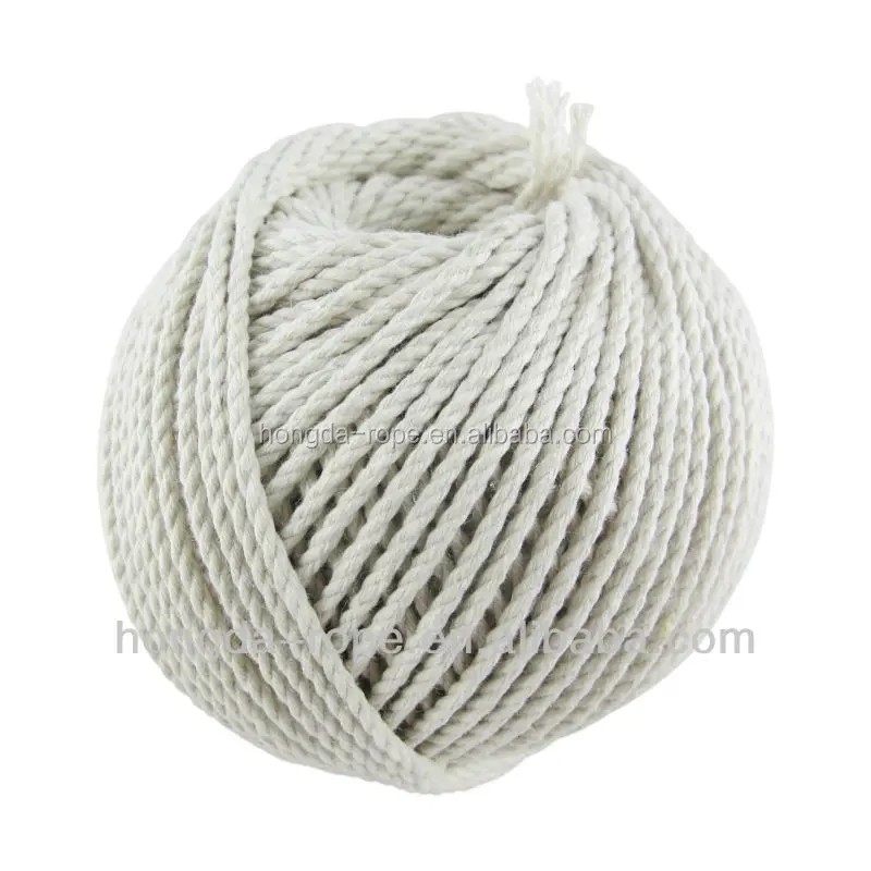 nature multi-purpose twine twisted cotton 3mm cotton twine