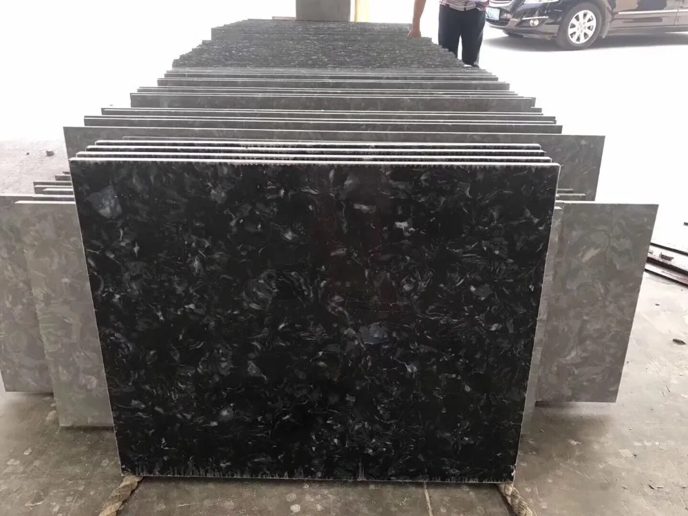 
Artificial marble stone price blue quartz floor tiles semi gemstone 