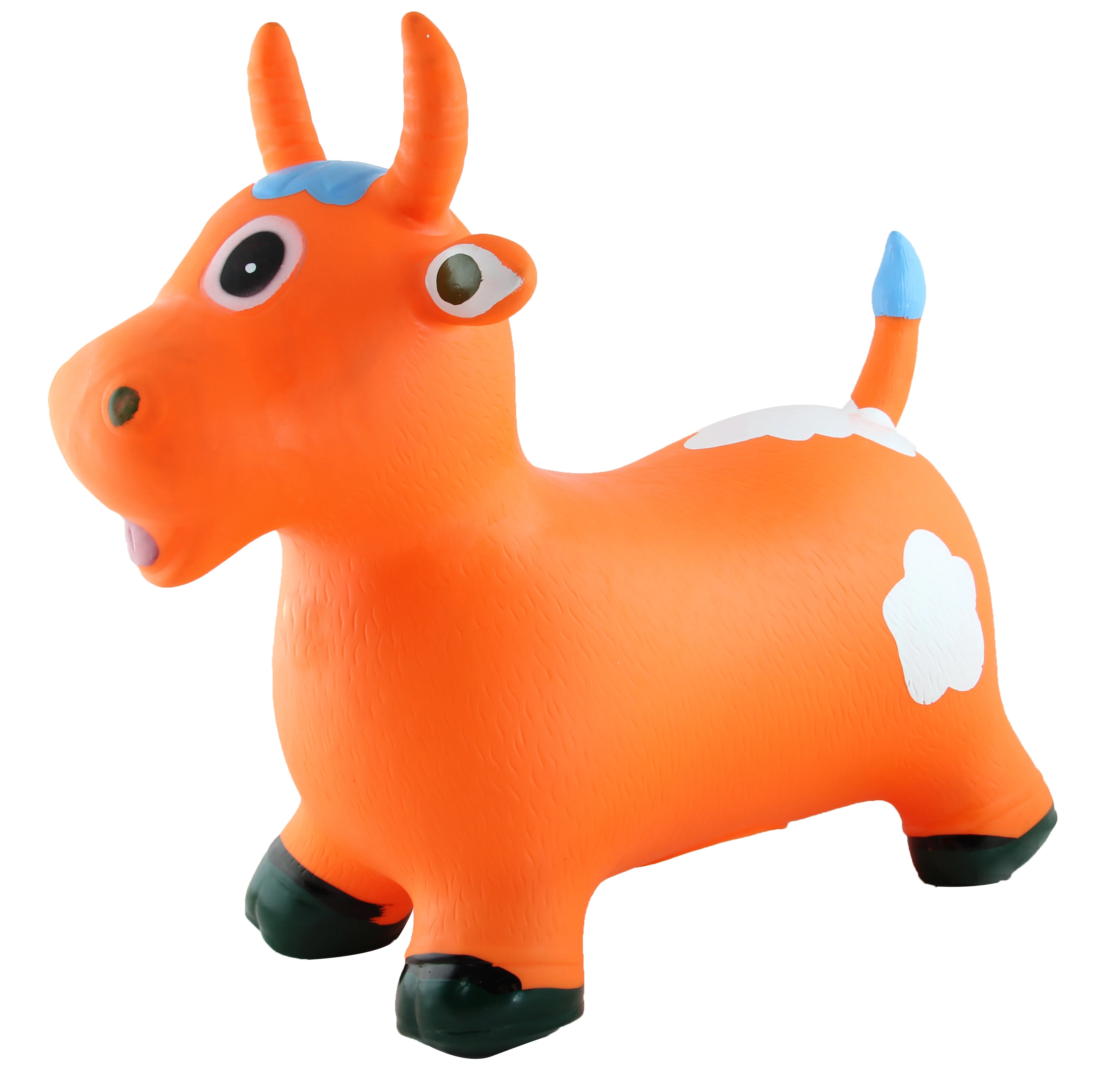 Inflatable Eco-friendly PVC material Ride-on Animal hopper Painting Cow indoor & outdoor toys