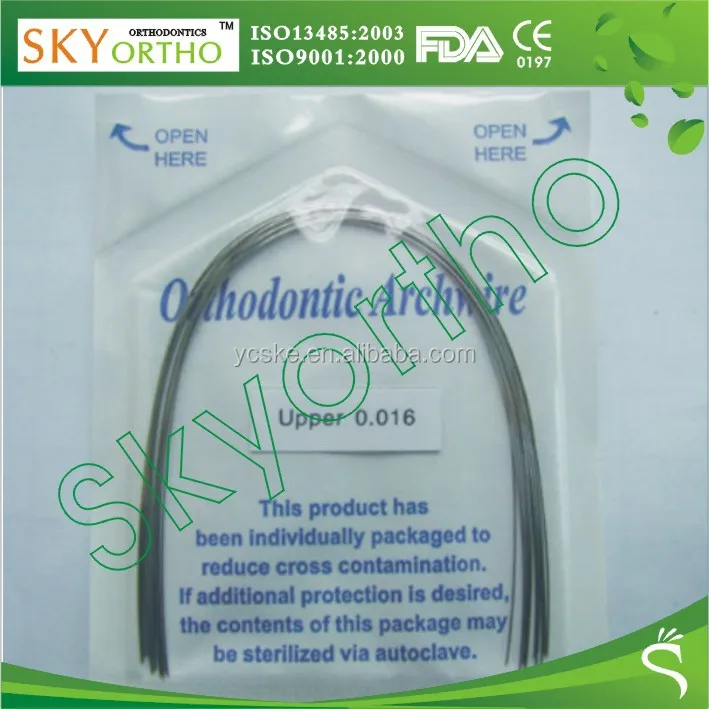 Niti арка провода стоматологических производителя в Китае