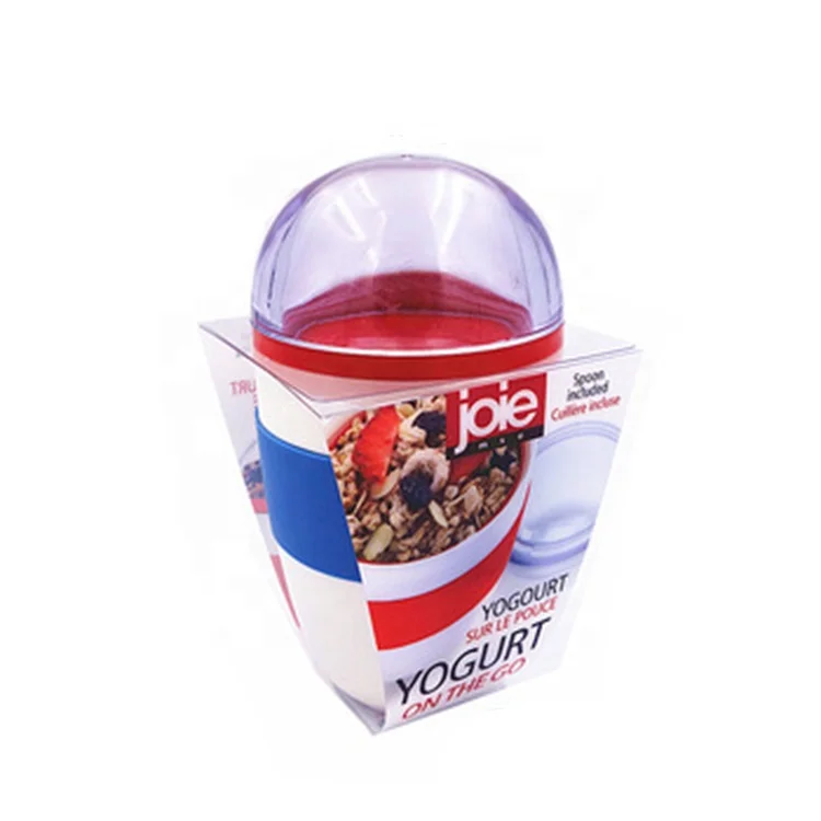 Clear Plastic Printing PVC Sleeve Packaging For Yogurt Box Container