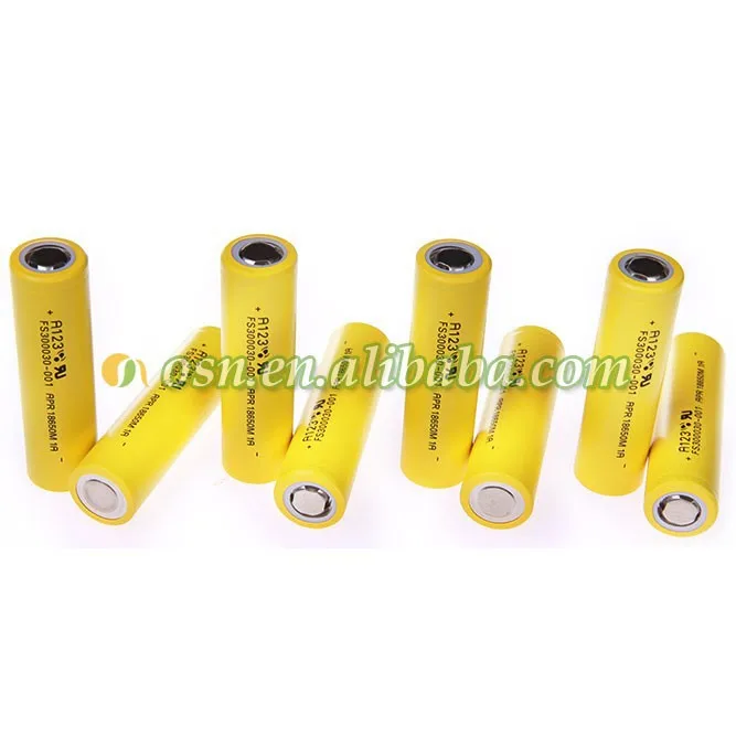 lifepo4 A123 18650 APR18650M1A 1100mah 3.3V rechargeable battery