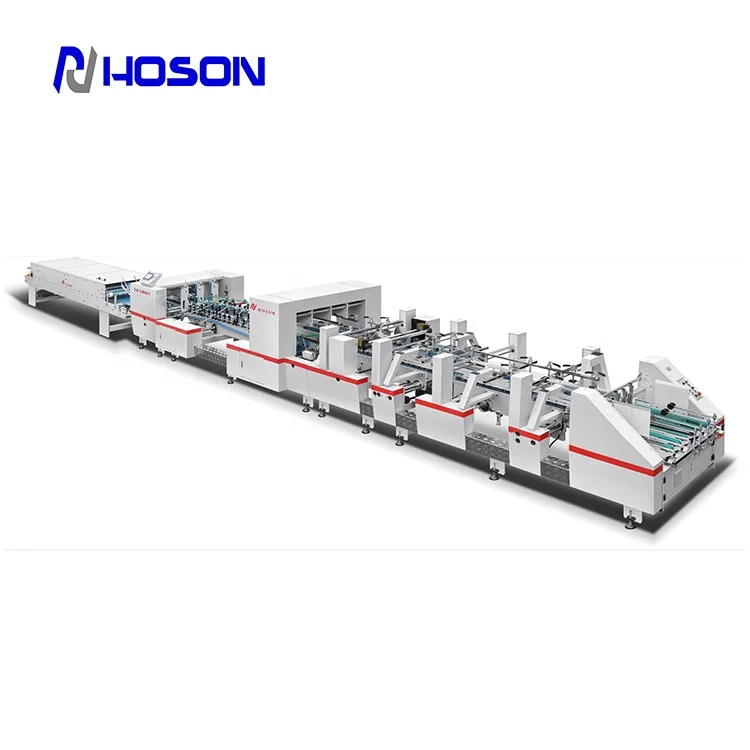 ZH-1200BFT Bottom Lock Automatic Box Gluing Machine