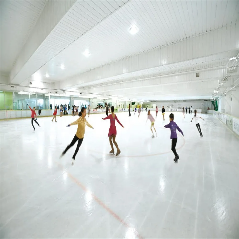 PE Material 15mm Hockey Synthetic Ice Skating Rink Plastic