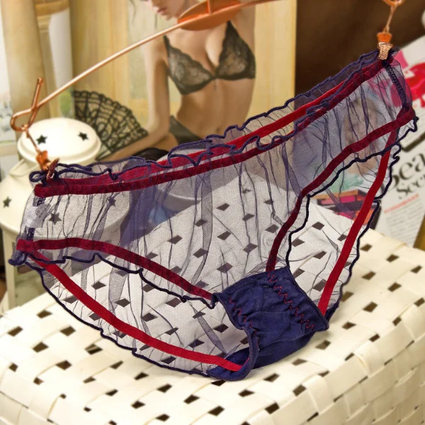 SP4072A Sexy Mesh Transparent New Women Triangle Panties