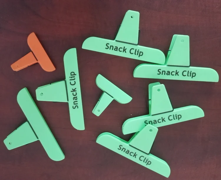 
Multi functional eco friendly food grade quick sealing promotional snack clip 