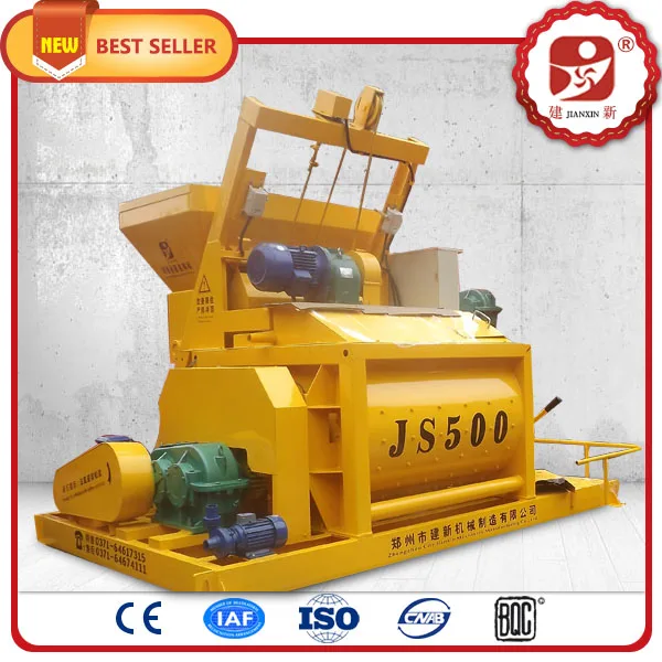 JS500 Self-loading Electric Mobile Concrete Mixer Price