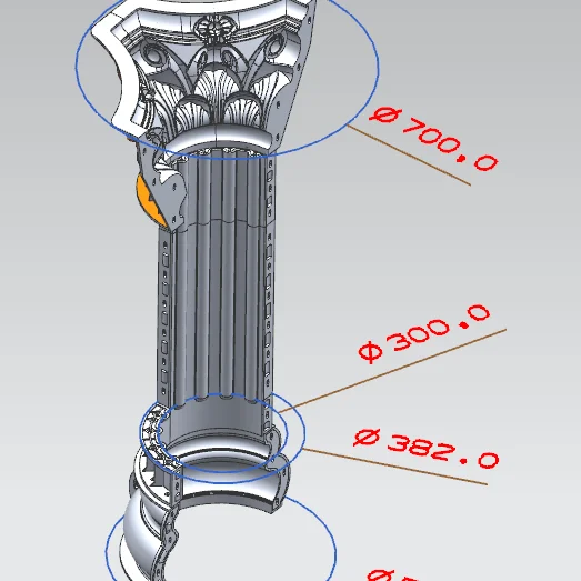 Low MOQ high quality factory price Concrete Roman Pillar mold