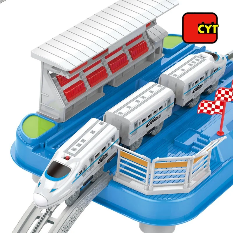 Kids Self Assembly Fast B/O Plastic Toy Train Tracks for Wholesale