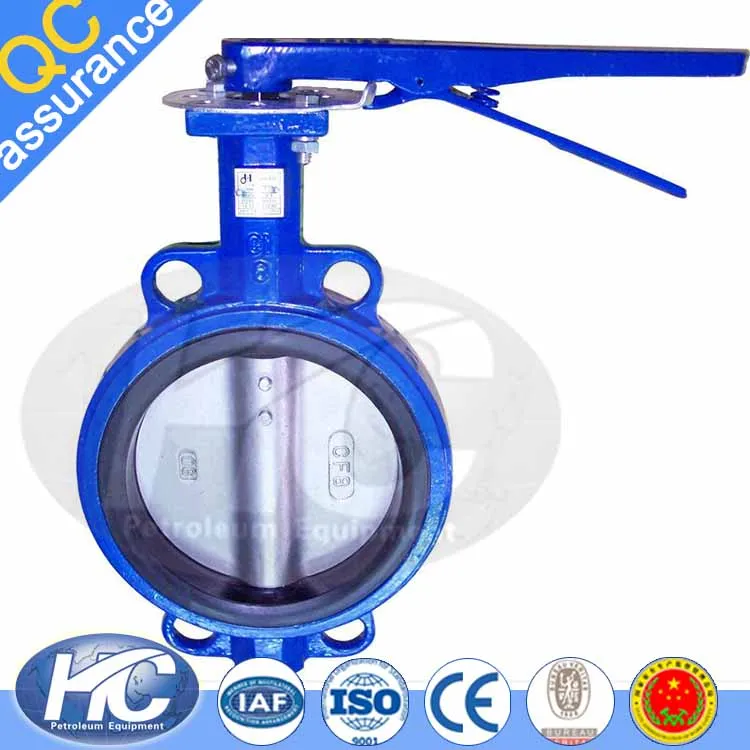 Stainless Steel butterfly Valve / Wafer butterfly Valve / Keystone butterfly Valve Made in China