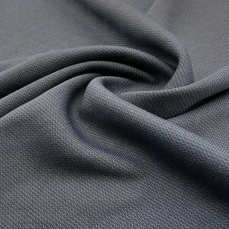 bamboo polyester charcoal jersey sportswear fabric wholesale