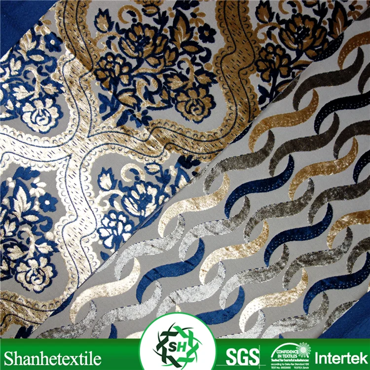 
2017 Jacquard Velvet Cushion Cover Fabric Textile 