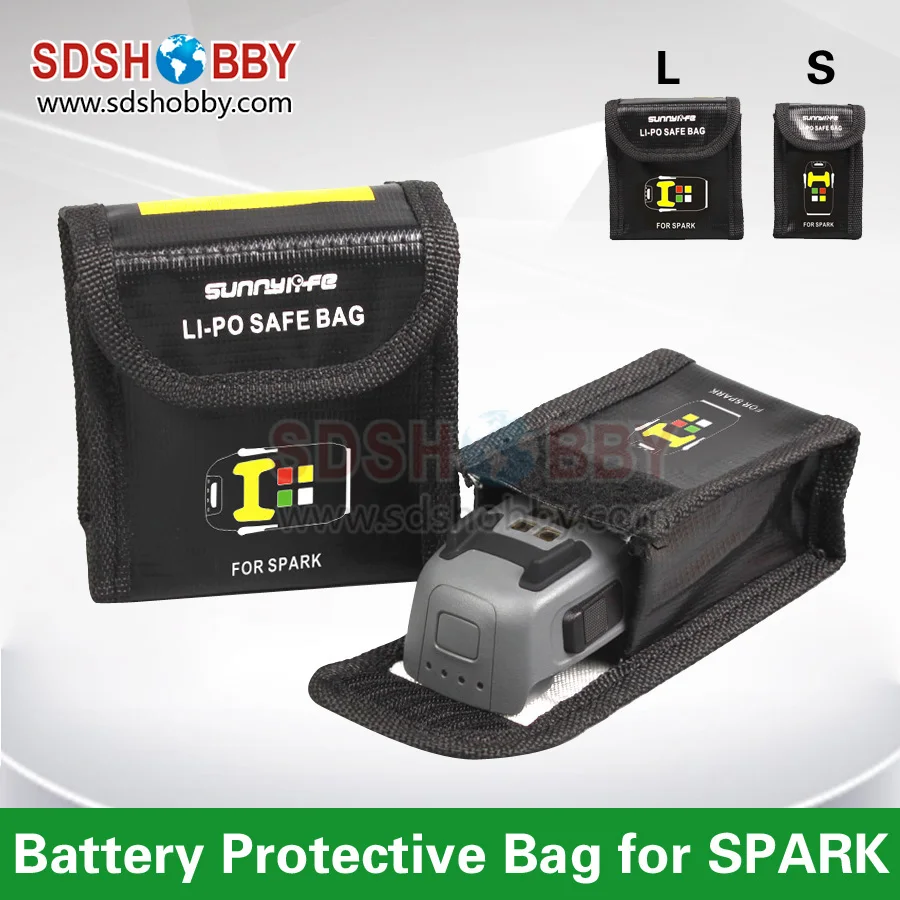SunnyLife lipo Безопасный Сумка батареи защитный мешок хранения взрывозащищенные для DJI Spark
